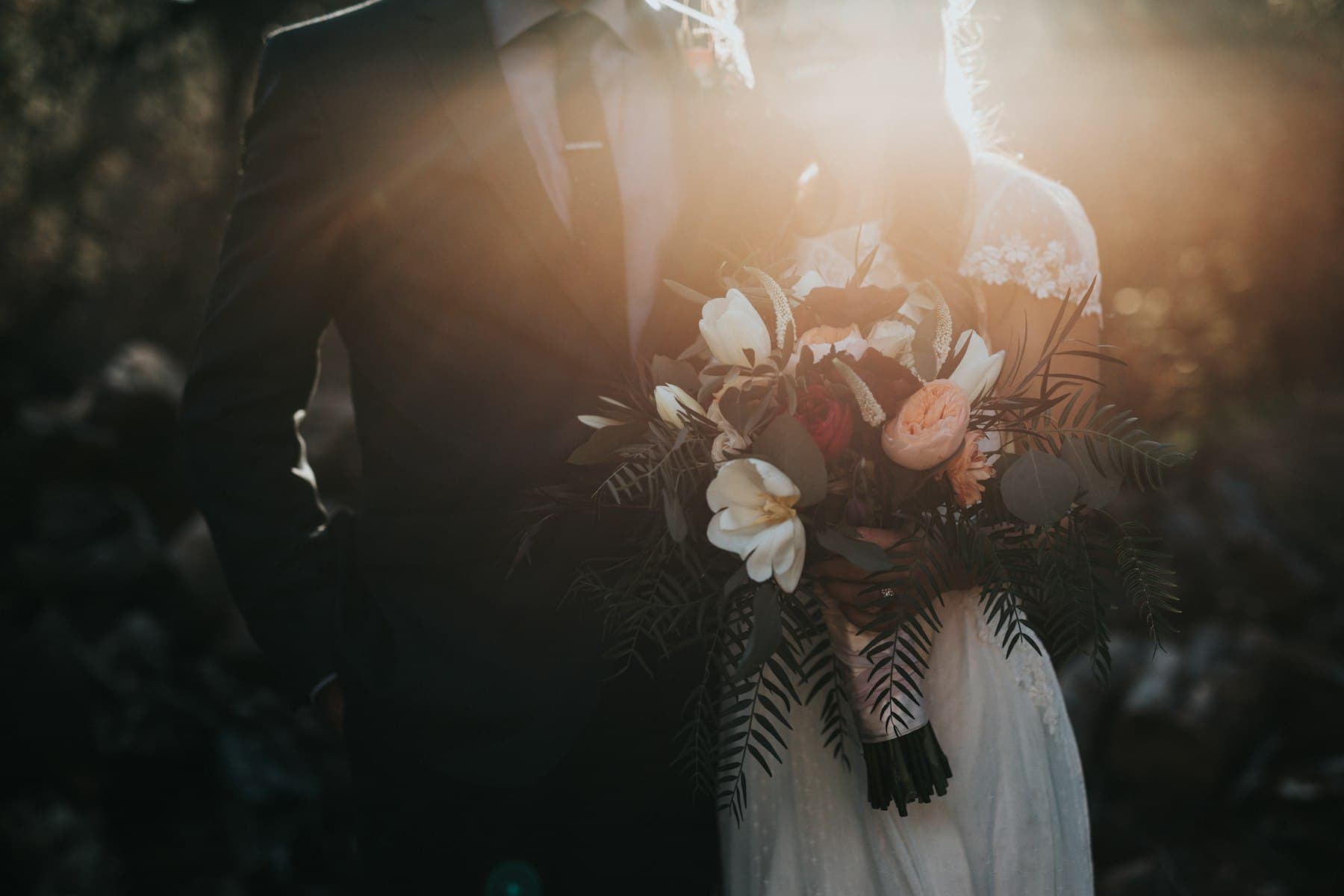 Wedding ceremony floral aisle