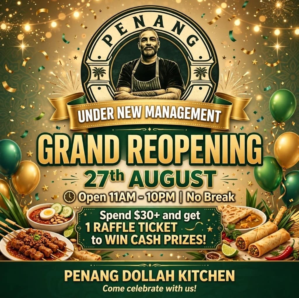 Penang Dollah Kitchen grand reopening promotional image